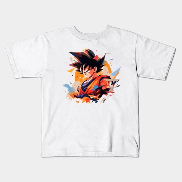 goku Kids T-Shirt by pokermoment